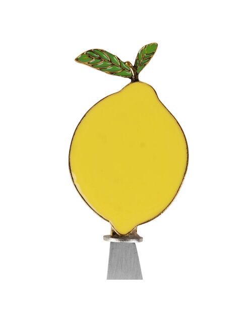 2 Couteaux à Beurre Citron Jaunes