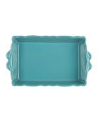Teglia da forno Feston turchese - 32x21 cm