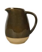 Pichet jade kaki - 1.9l-13x18x 20cm