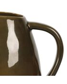 Pichet jade kaki - 1.9l-13x18x 20cm