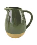 Pichet jade kaki - 1.9l-13x18x 20cm