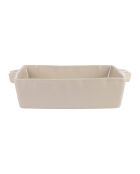 Plat four carré feston gris - 29x 25cm