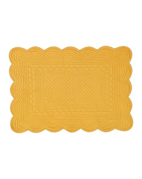 Set de Table Boutis Moutarde - 48x34 cm