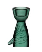 Bougeoir Poisson Oanez émeraude - H20 cm