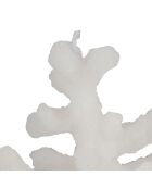 Bougie Corail Blanche - 12x7xh18 cm