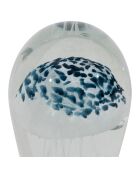 Décoration Sulfure Amarres blanc/bleu - H9 cm