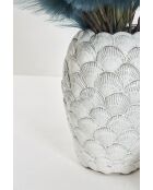 Vase itsaki blanc - d31.5xh42.5cm