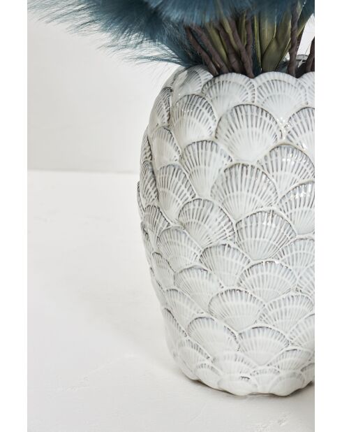 Vase itsaki blanc - d31.5xh42.5cm