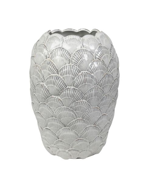 Vase itsaki blanc - d31.5xh42.5cm