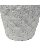 Vase itsaki blanc - d31.5xh42.5cm