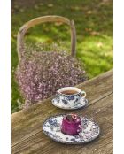 Tasse à Café et soucoupe Lison Indigo -  22 cl