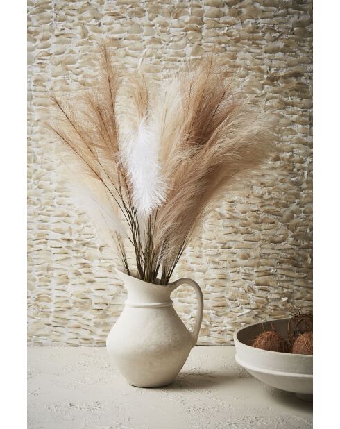 Fleur artificielle Celosia Sable - H91 cm