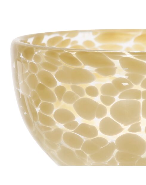 Coupelle preline écrue- d11xh6.5cm