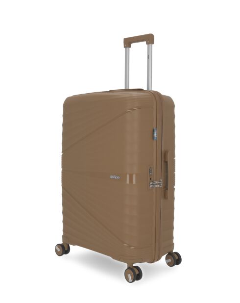Valise Rigide Grand Format & Grand Vanity Vela Taupe