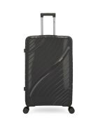 2 valigie rigide di grandi dimensioni e cabina XS Lyra grigio scuro