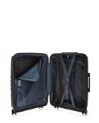 3 middelgrote harde koffers, cabine en cabine XS Lyra donkergrijs