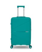 3 valigie rigide di medie dimensioni, Cabina e Grand Vanity Vela Green