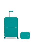 Valise Rigide Grand Format & Grand Vanity Vela Vert