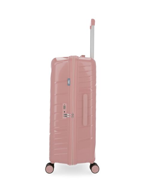 3 große Hartschalenkoffer, mittelgroß, mit Kabine Lyra Old Pink