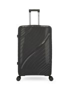 Lot De 3 Valises Rigides Grand Format, Taille Moyenne Et Cabine Xs Lyra Gris Fonce