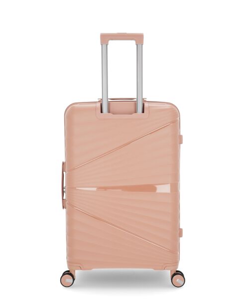 Maleta dura de larga estancia Vela de 75 cm, rosa claro