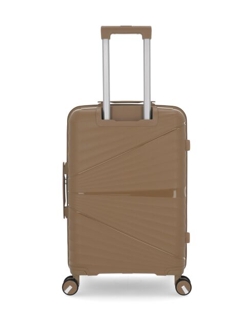 3 valigie rigide di medie dimensioni, cabina e Grand Vanity Vela Taupe