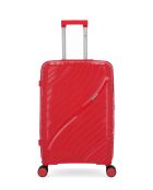 3 valigie rigide di medie dimensioni, cabina e cabina XS Lyra Red