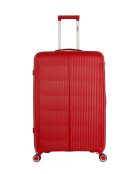2 Valise Grand Format et Valise Weekend Andromede Rouge Foncé
