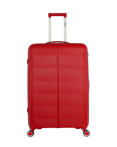 2 Valise Grand Format et Valise Weekend Andromede Rouge Foncé