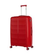 2 Valise Grand Format et Valise Weekend Andromede Rouge Foncé