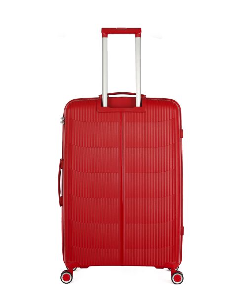 2 Valigie di grandi dimensioni e valigia da weekend Andromede rosso scuro