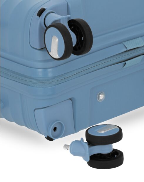 Valise Cabine Rigide 55 cm Lyra Bleu Clair