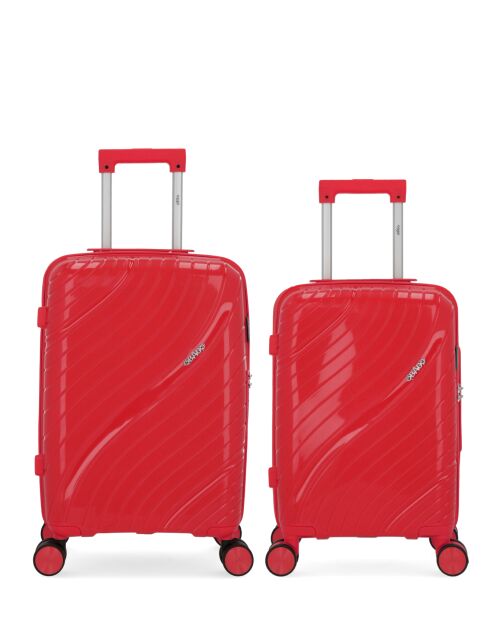 Lot De 2 Valises Rigides Cabine Et Cabine Xs Lyra 
Rouge