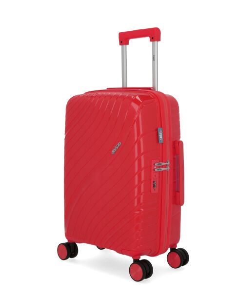 2 rote XS Lyra Cabin- und Cabin-Hartschalenkoffer