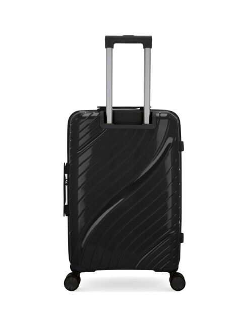 3 valigie rigide di medie dimensioni, cabina e cabina XS Lyra Black