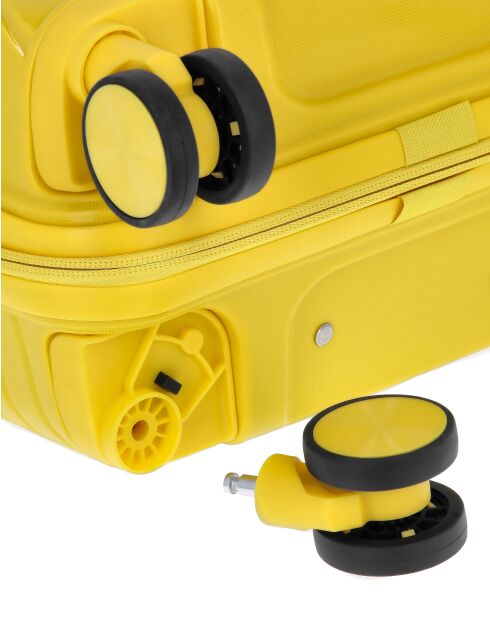 XS 51 cm Lyra-E Gelber Handgepäckkoffer