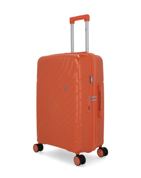 3 valigie rigide di medie dimensioni, cabina e cabina XS Lyra Orange