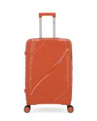 2 mittelgroße Hartschalenkoffer und Cabin XS Lyra Orange