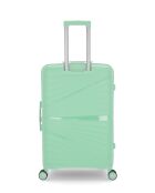 3 valigie rigide di grandi dimensioni, cabina e Grand Vanity Vela verde chiaro