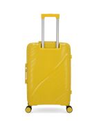 2 Valises Rigides Moyen Séjour & Cabine Xs Lyra Jaunes
