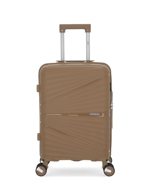 Valise Rigide Cabine & Grand Vanity Vela 
Taupe