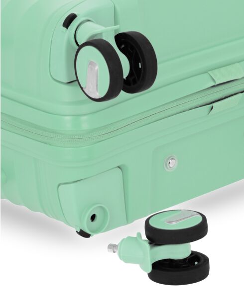 Valise Cabine Rigide Lyra Vert Clair