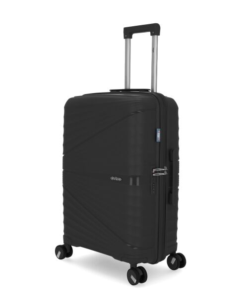 2 valigie rigide di medie dimensioni e cabina Vela grigio scuro