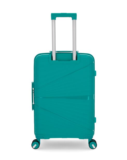 Valigia media rigida verde Vela