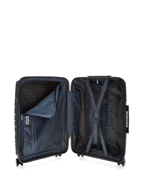 Lyra donkergrijs 65 cm middelgrote reiskoffer