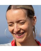 Boucles d'Oreilles Argent Oxydé May