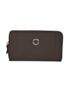 Portefeuille en cuir Paris Marron - 19x11 cm