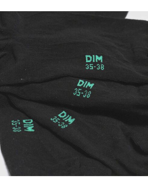 8 paires de chaussettes noires