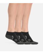 12 paires de chaussettes courtes noires