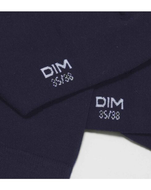 8 paires de chaussettes bleues